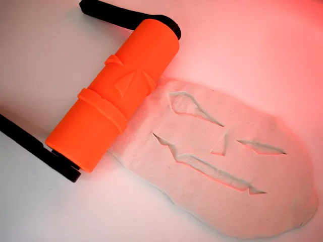Mervyn Pumpkinhead jack-o'-lantern texture roller