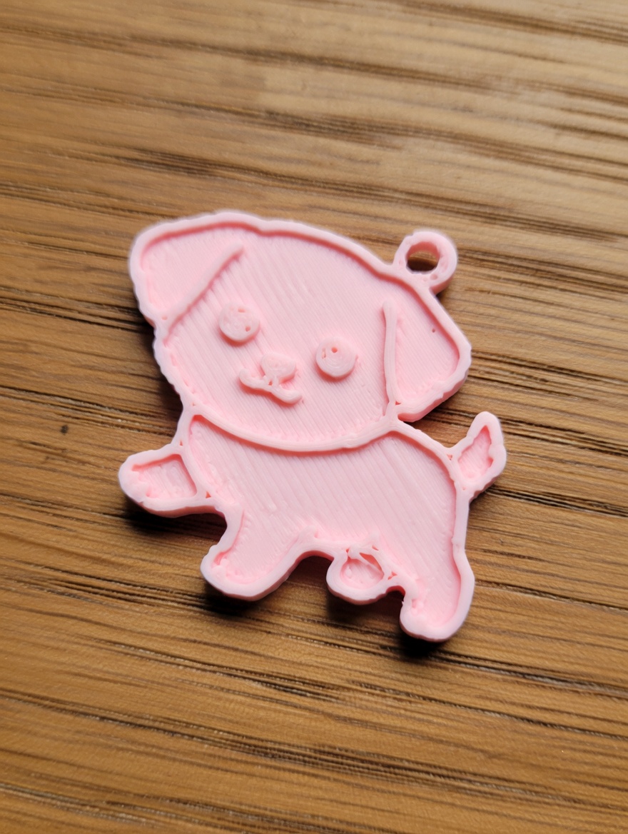 Cute dog Keychain pendant