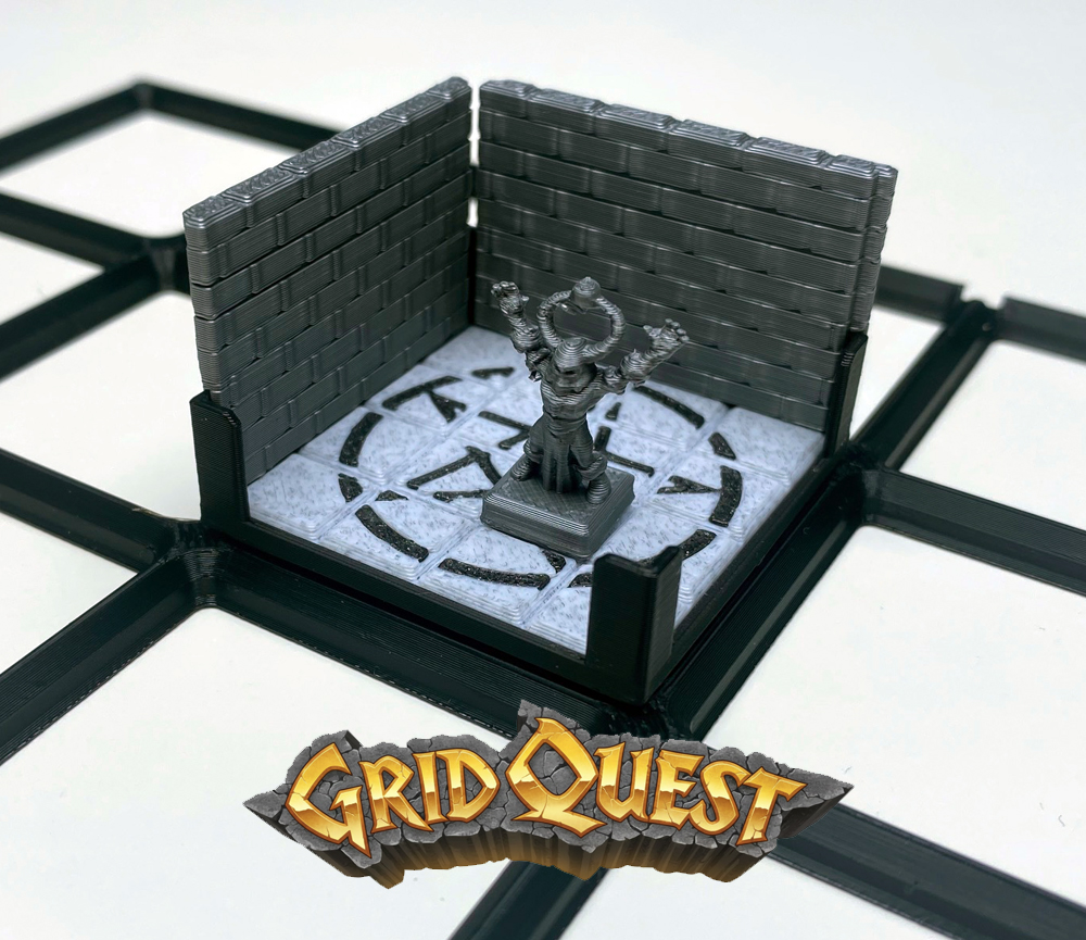 GridQuest SORCERER Meeple (The Gridfinity Game)