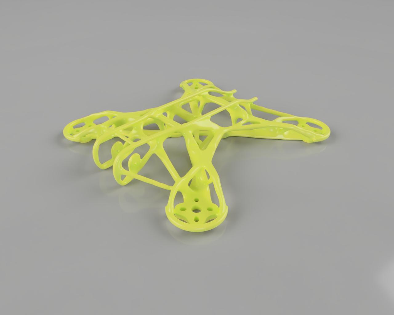 4" Cruzer - Generative Design FPV Drone Frame 3D model