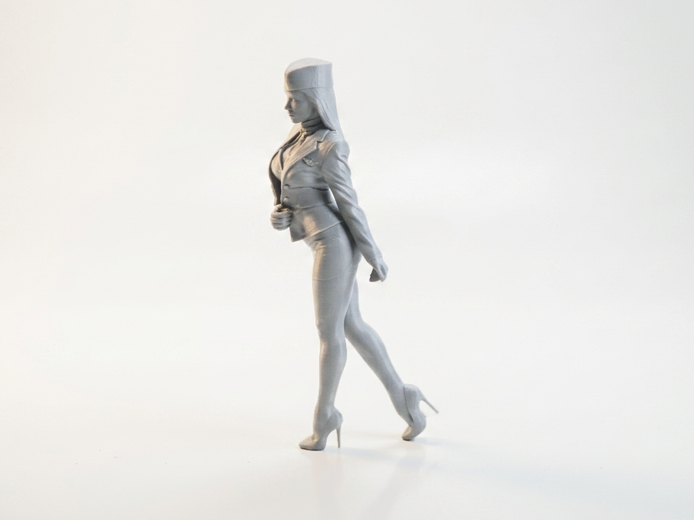 Flight Attendant Figurine Professional 3D Printable