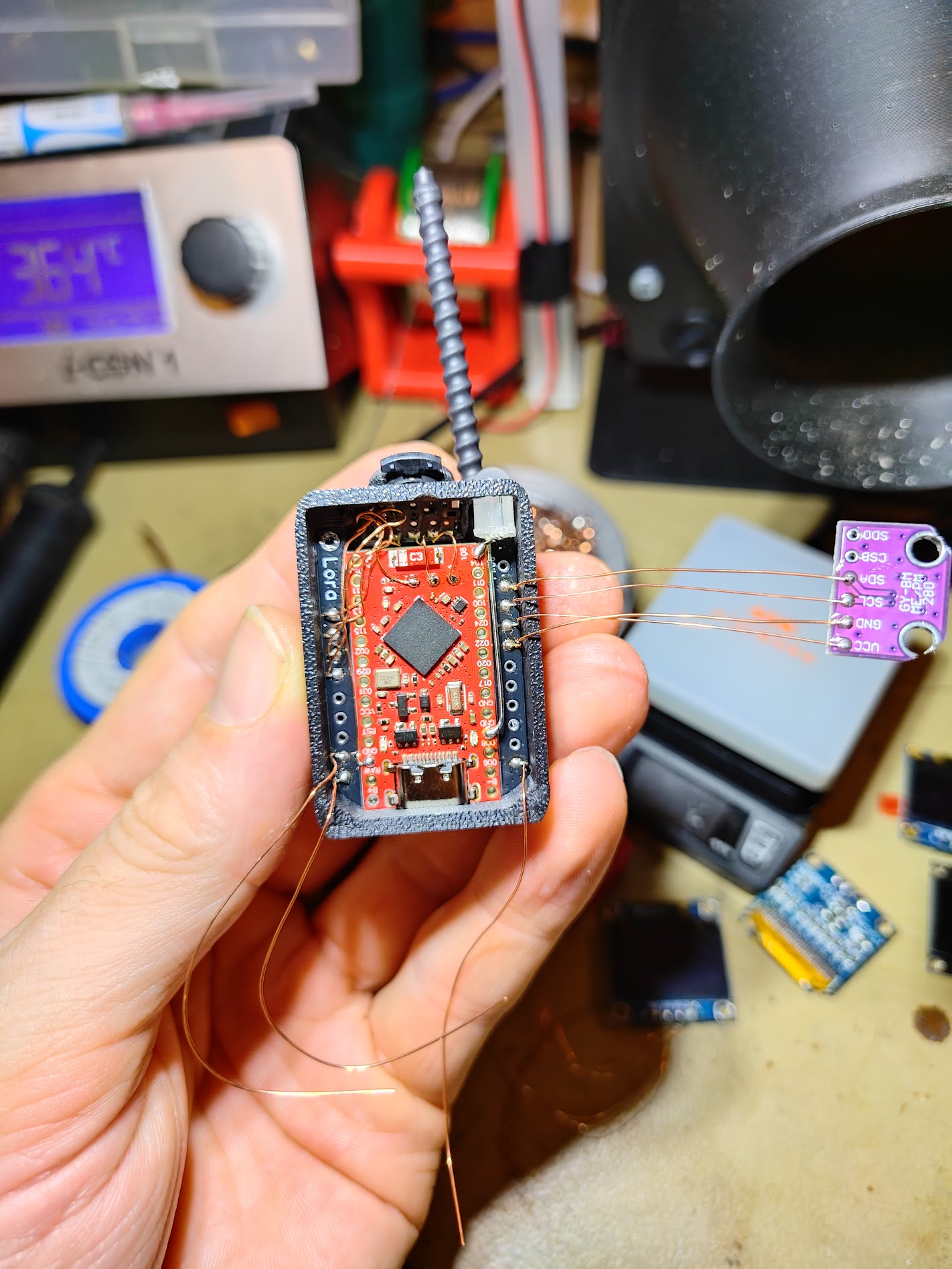 Miniatura 31 do modelo 3D Meshtastic  MICRO node "Bumblebee"