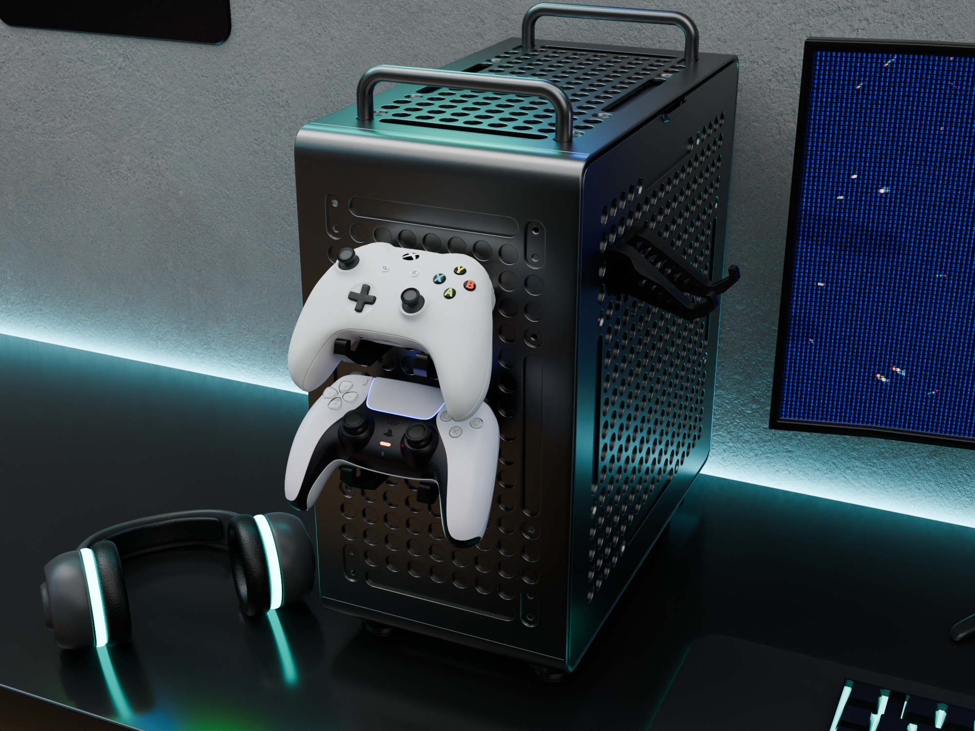 Controller holder for Qube 540 Case — miniatura 2