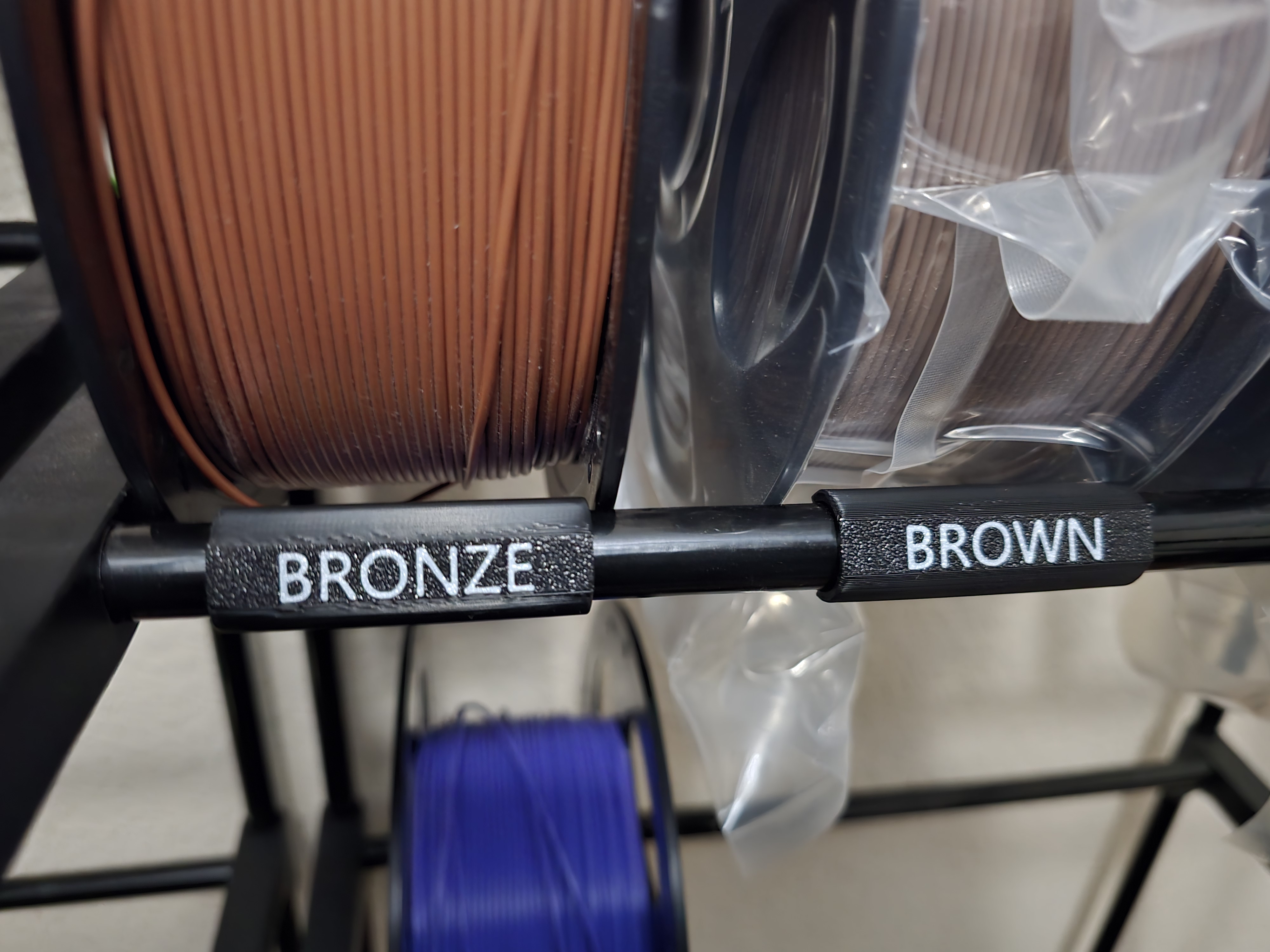 3D Filament Storage Rack Tag 3D model