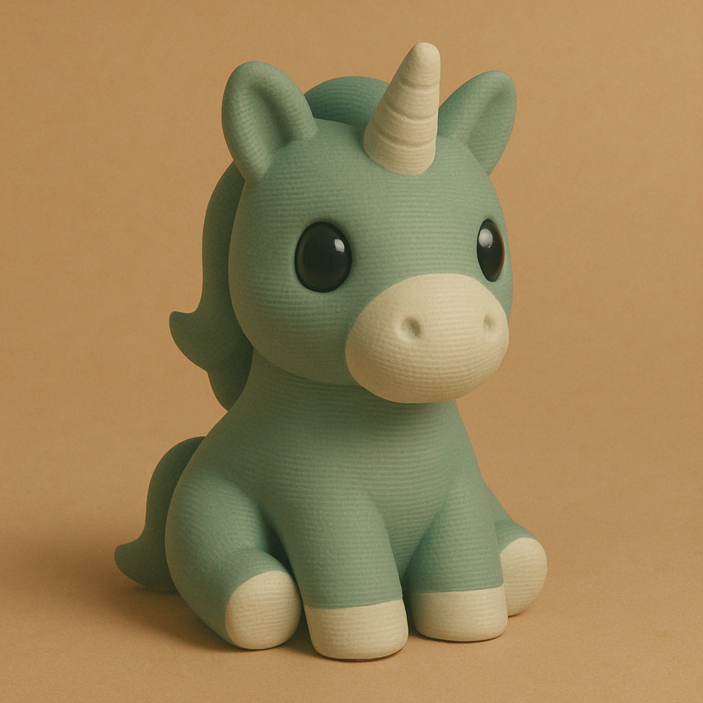 Unicorn 3D model thumbnail