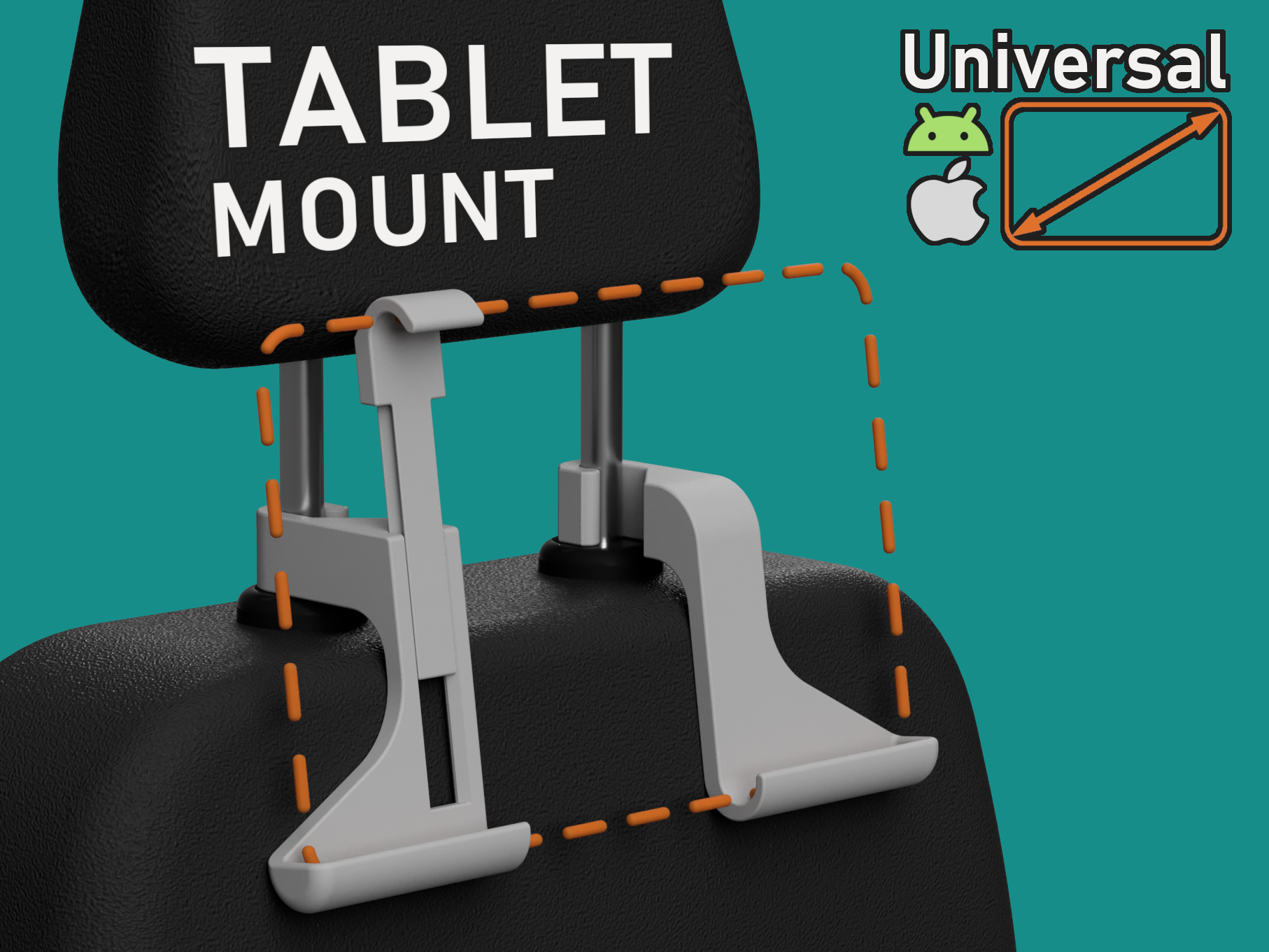 Car Tablet Mount (All sizes collection)
