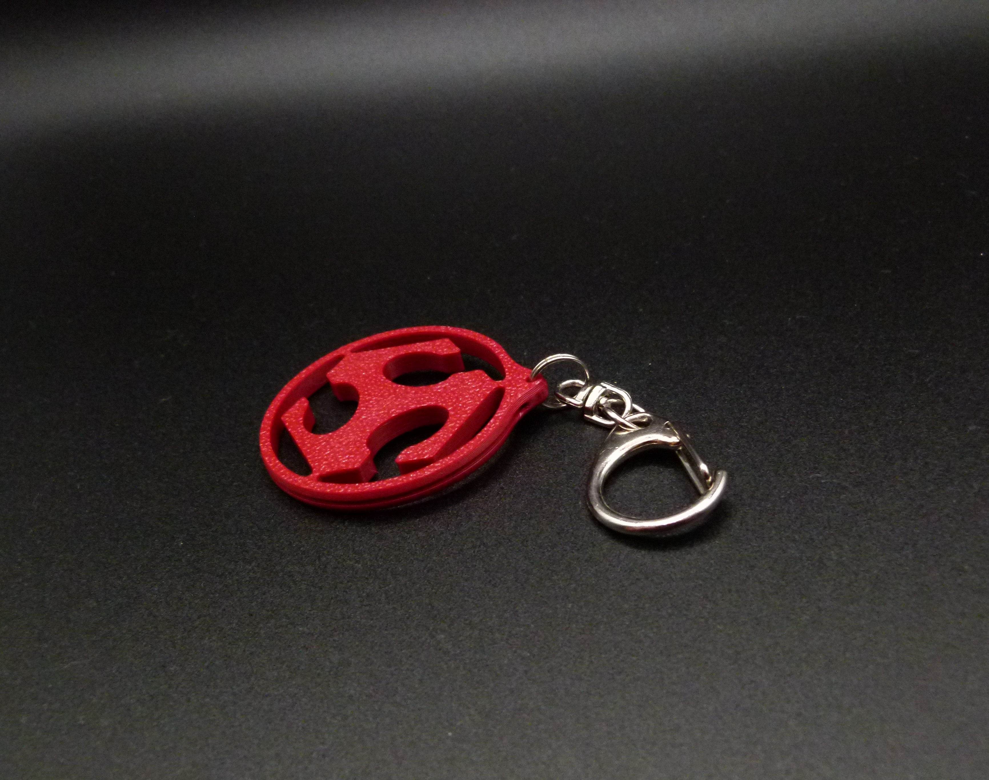 Miniatura 2 do modelo 3D FabLab Keyring