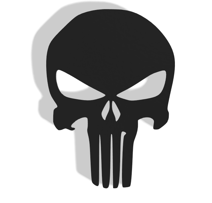 Punisher Skull Decor