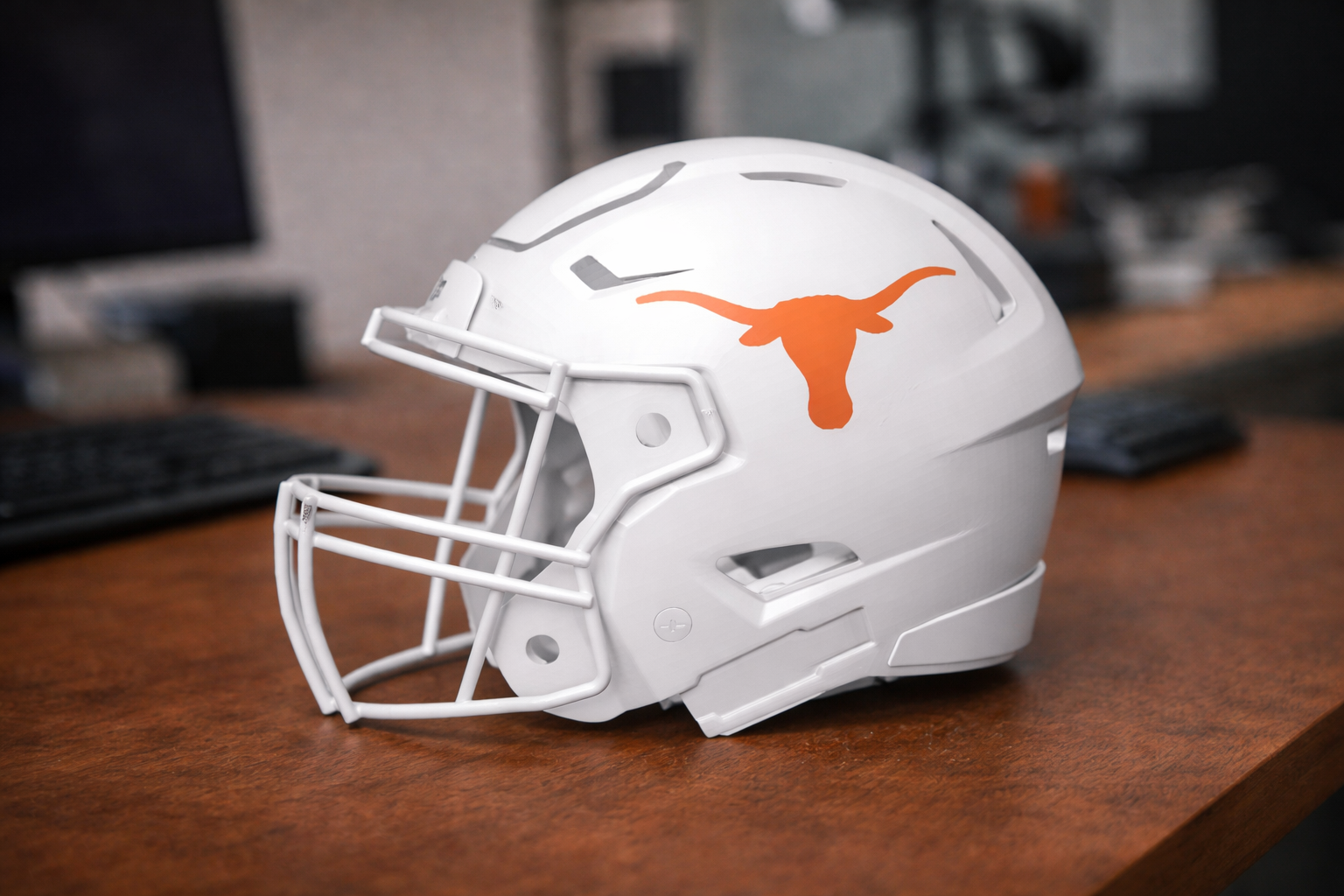 Texas Long Horns Football Helmet - No Stripe