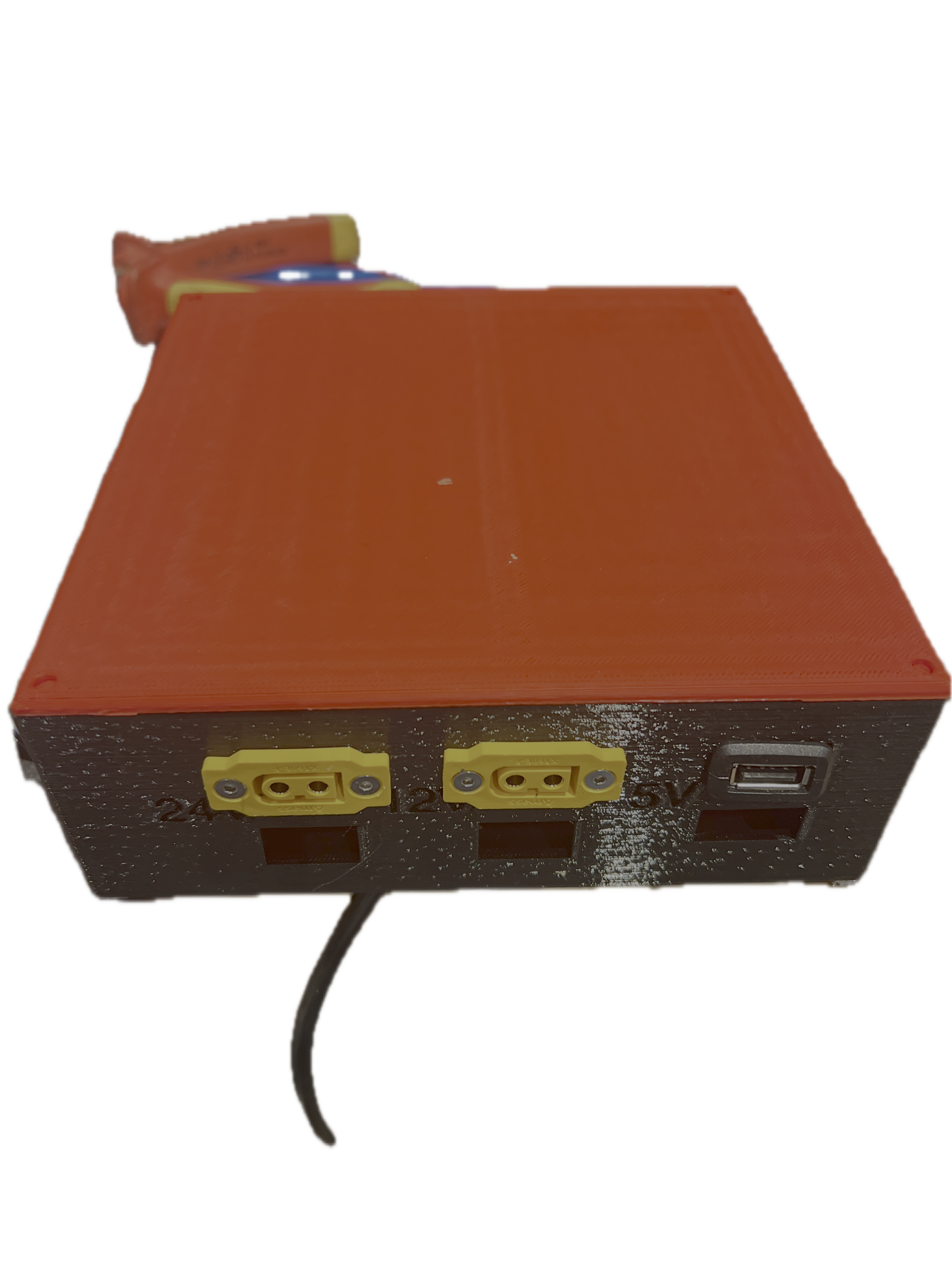 Meanwell PSU RT-50D Enclosure 220V to DC outputs 24V 12V and 5V 3D model