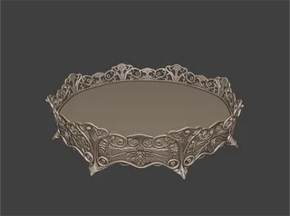 A versatile tray for jewelry, sweets, and more, in a distinc