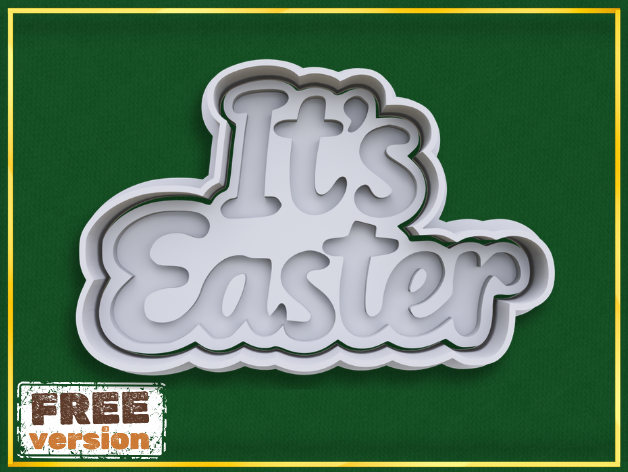 Easter Phrase Cookie Cutter