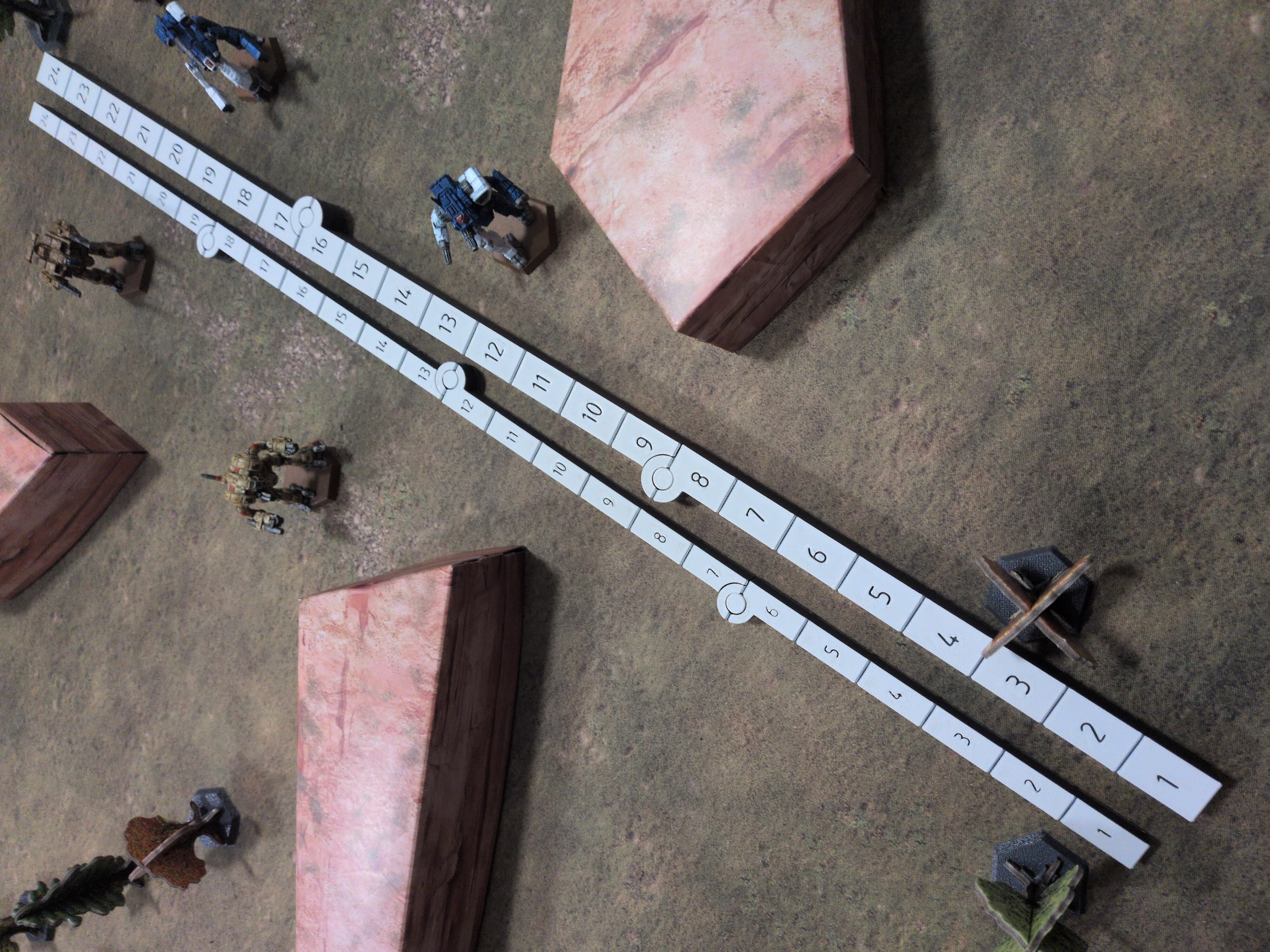 Miniatura 2 do modelo 3D Foldable Wargaming Ruler (compact)