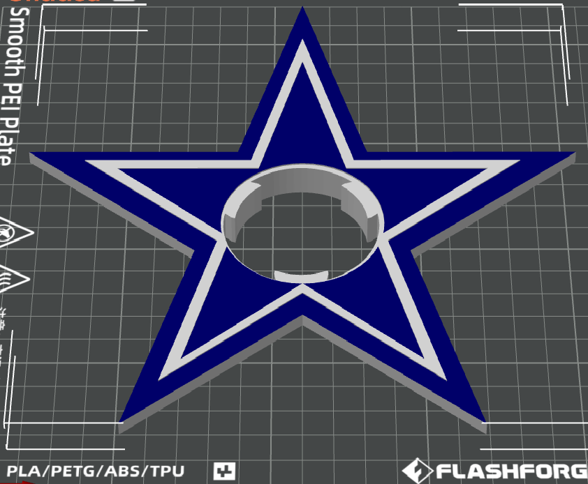 Dallas cowboys ad5x spool adapter