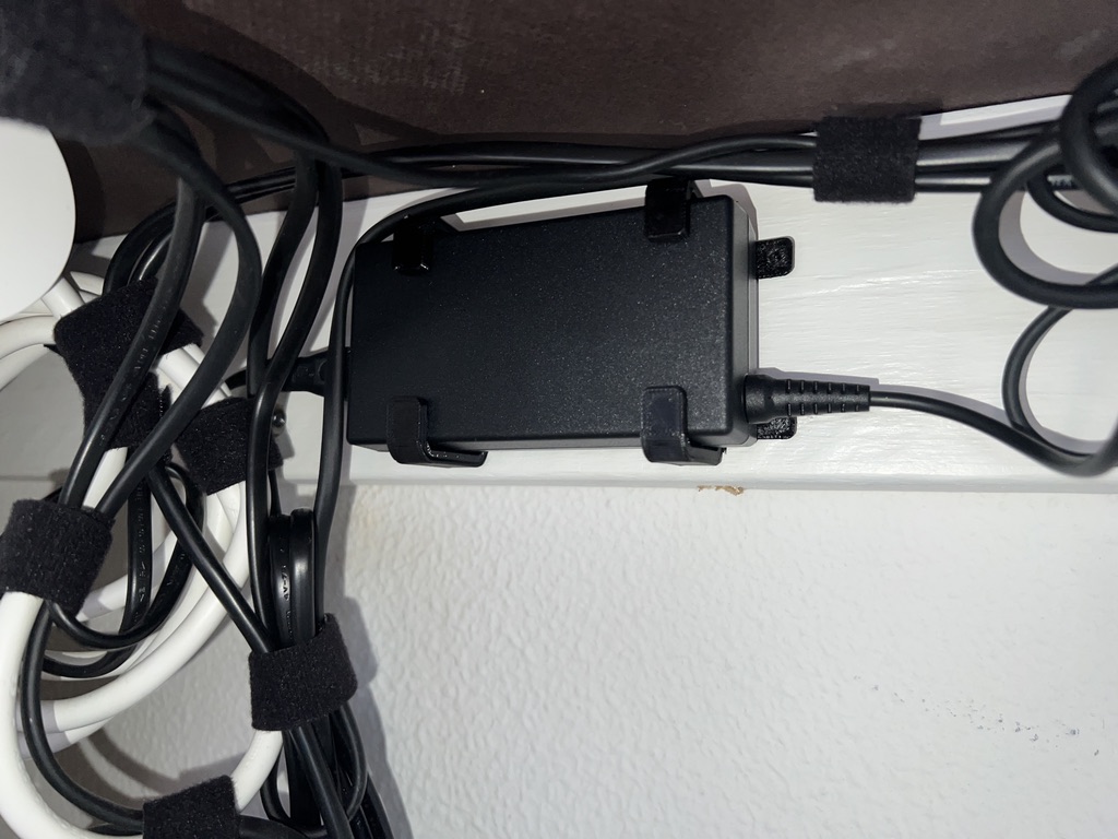 Logitech G920 power adapter holder
