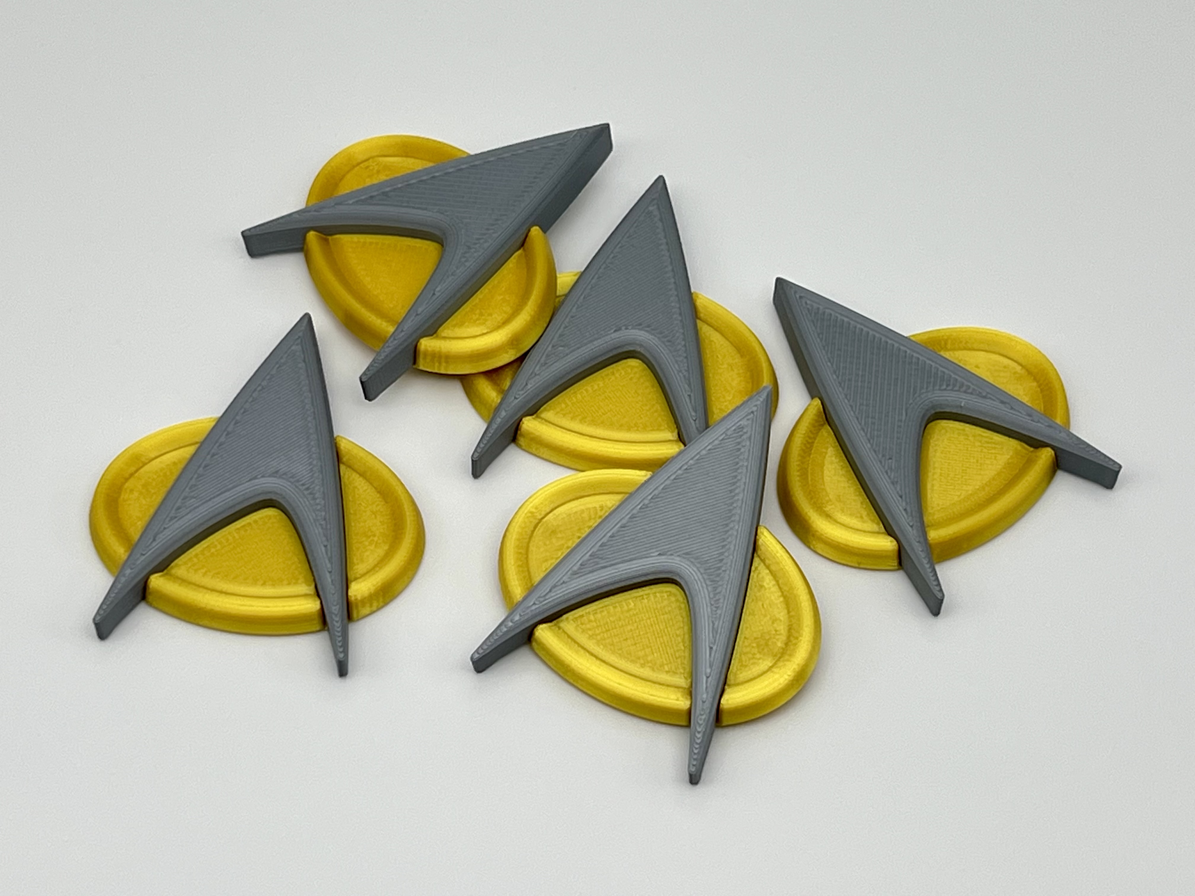 Star Trek Com Badge with Magnetic Attachment