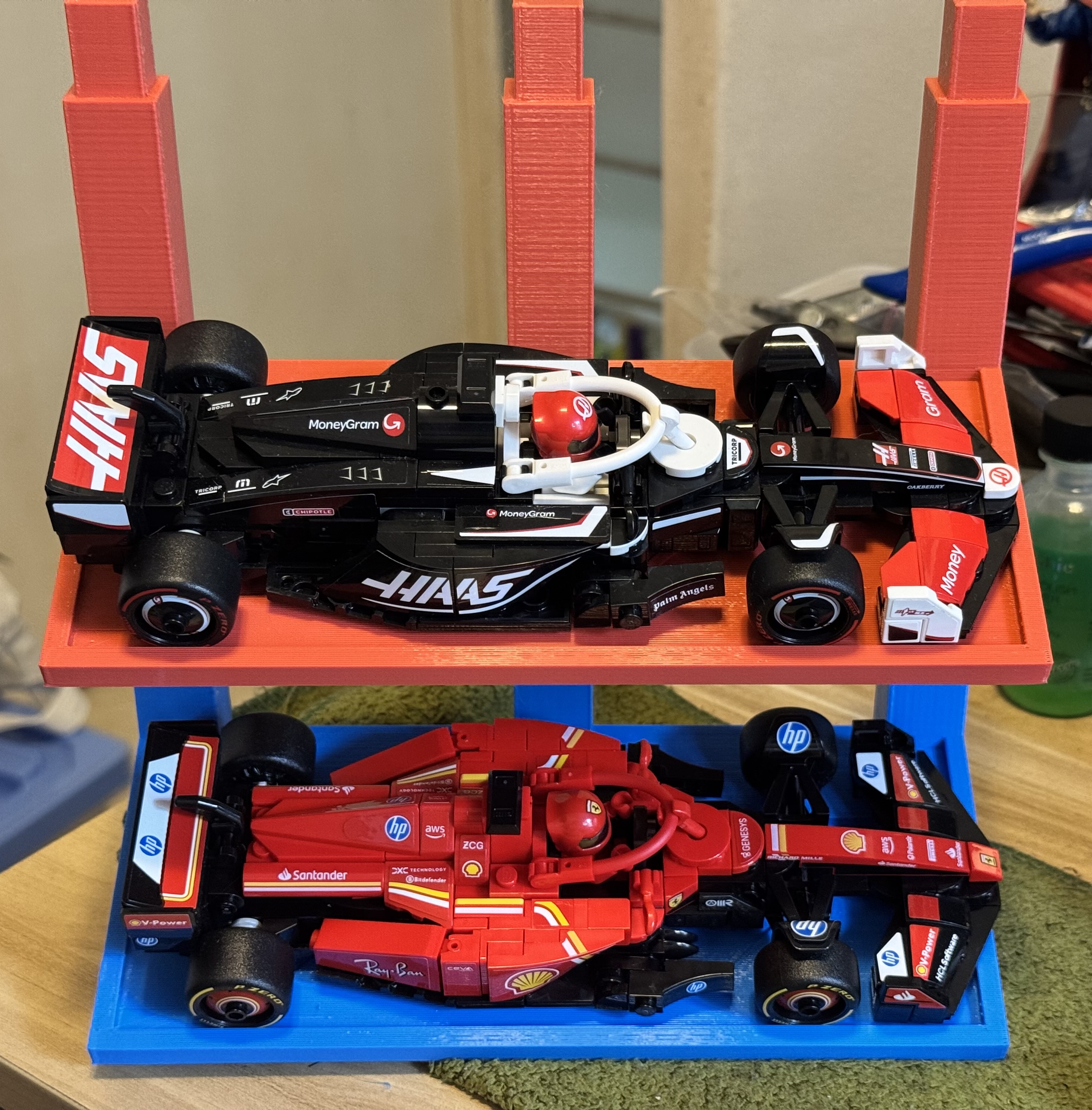 LEGO F1 Speed Champions Stackable Display Shelf