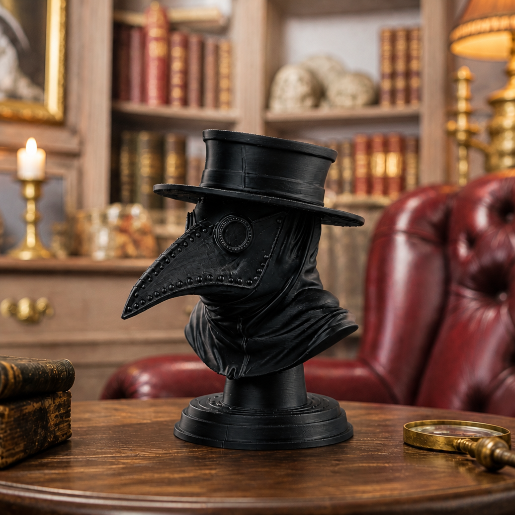 Gothic Plague Doctor Bust