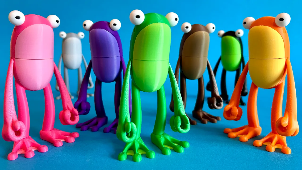Fly Frog Original Figure by flyfrog | Download STL model
