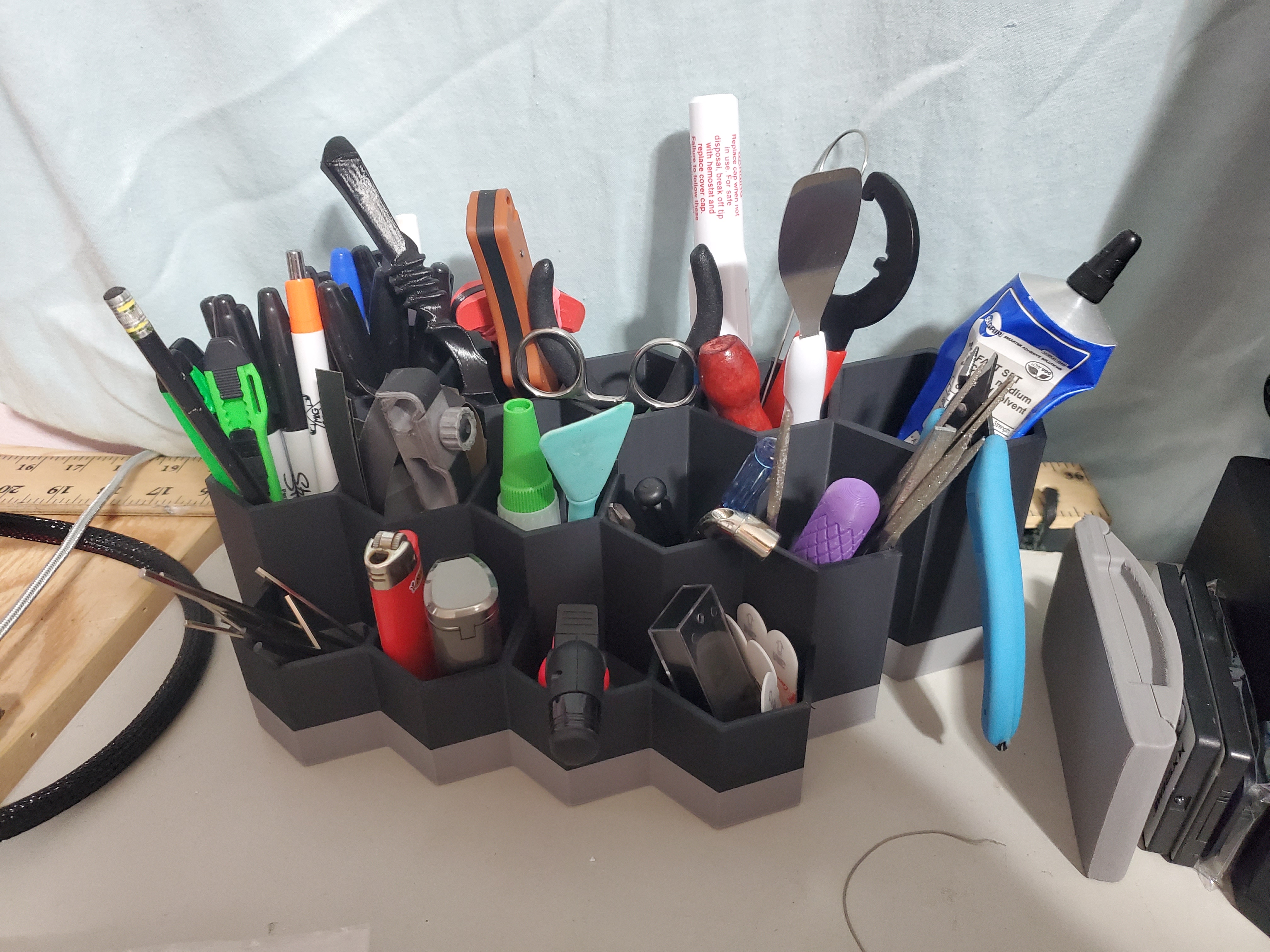 Hexagon Desk Organizer