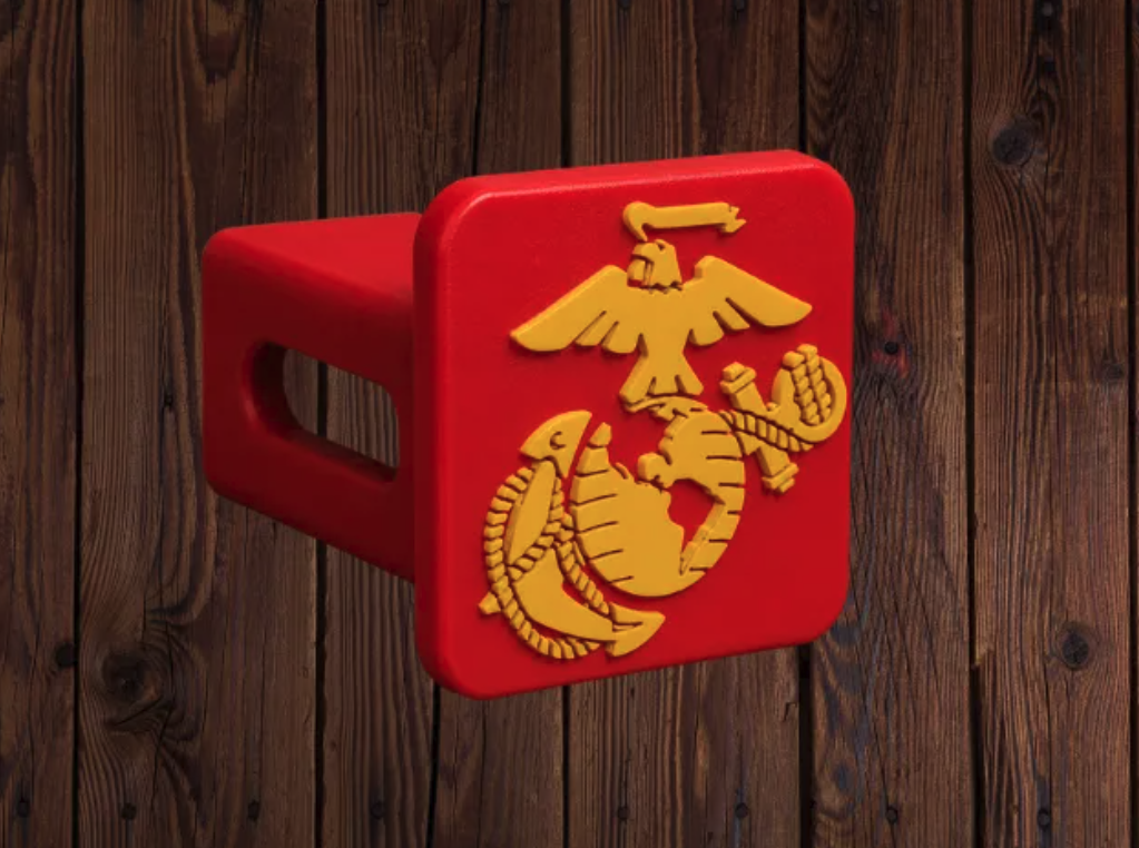 Marines Tow Hitch Cover