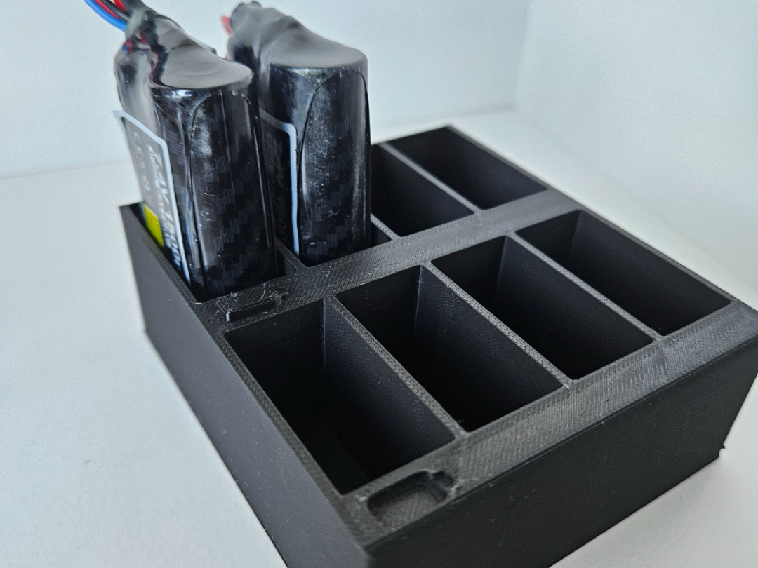 Battery Box / Organizer (RC cars and others) for 8 batteries