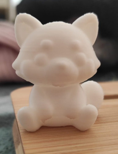 minimalist pocket red panda - cute easy print desk pet