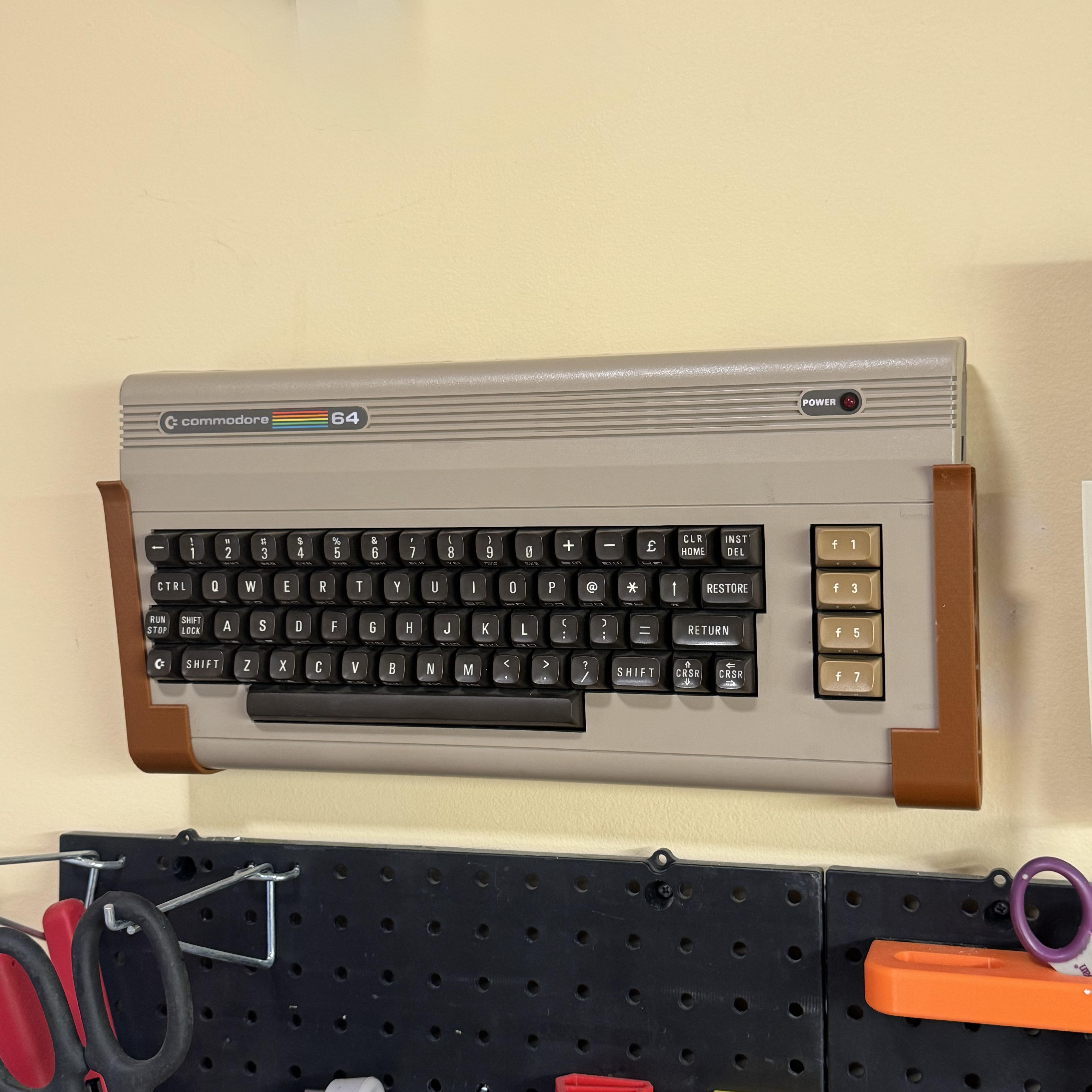 Commodore 64 Wall Mount Brackets