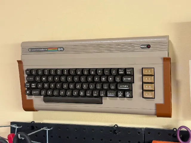Commodore 64 Wall Mount Brackets