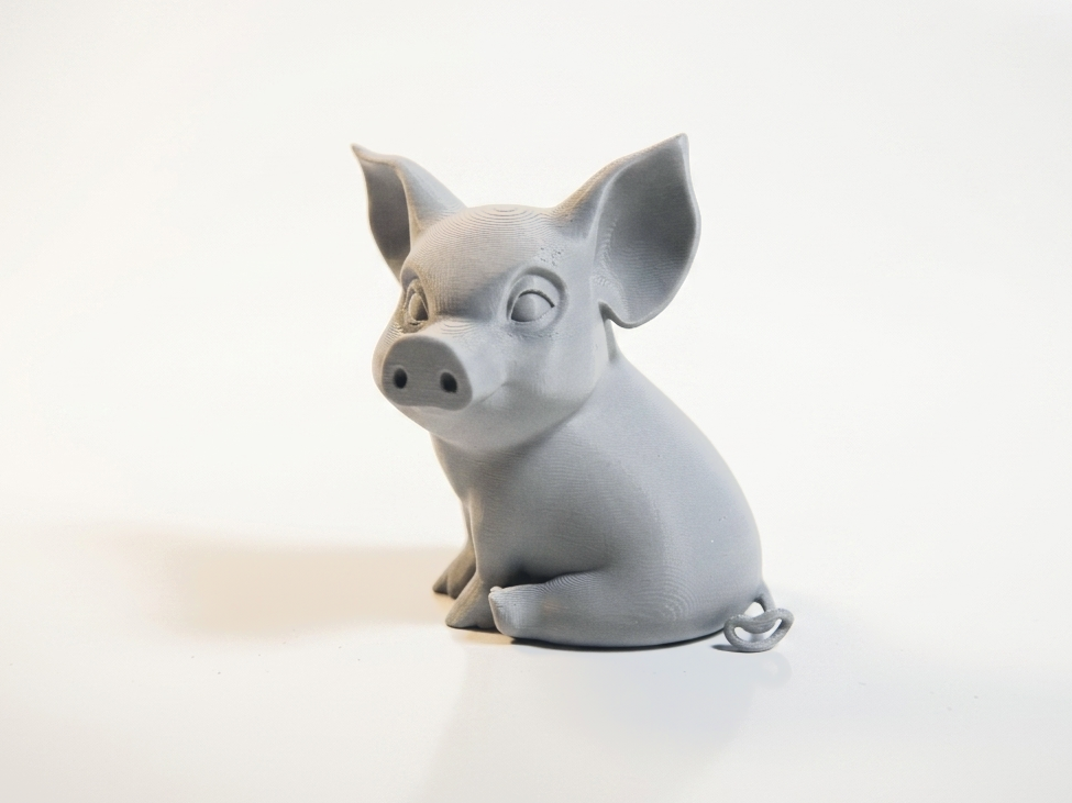 Sat Pig Figurine Animal Collectible 3D Printable