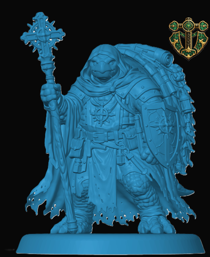Tortle Cleric 3D model