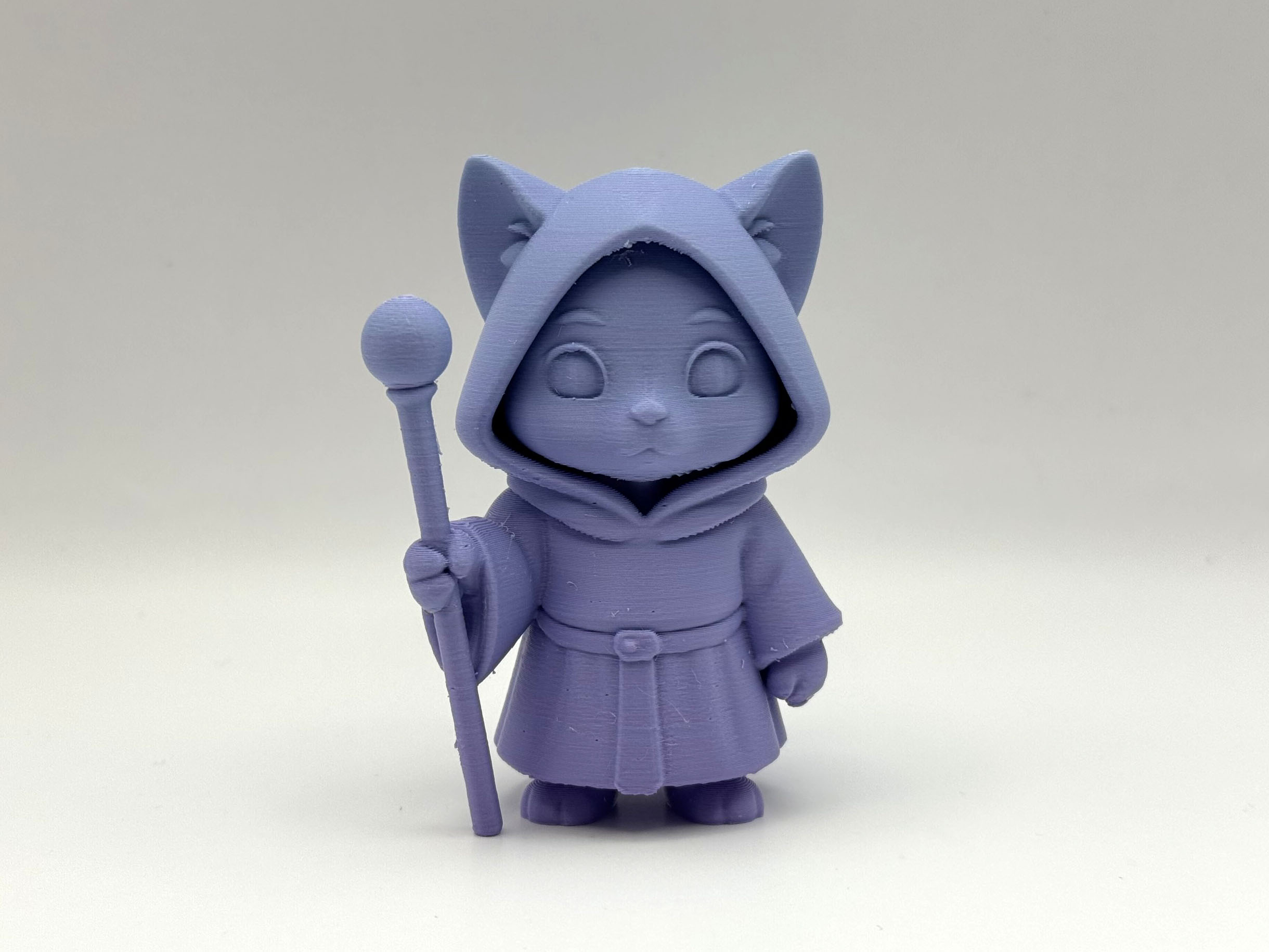 Miniatura 3 do modelo 3D Wizard Cat Figurine