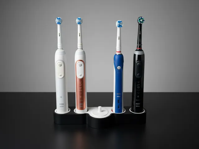 Oral-B Quad Toothbrush Station – Integrated Charger & Drip Tray