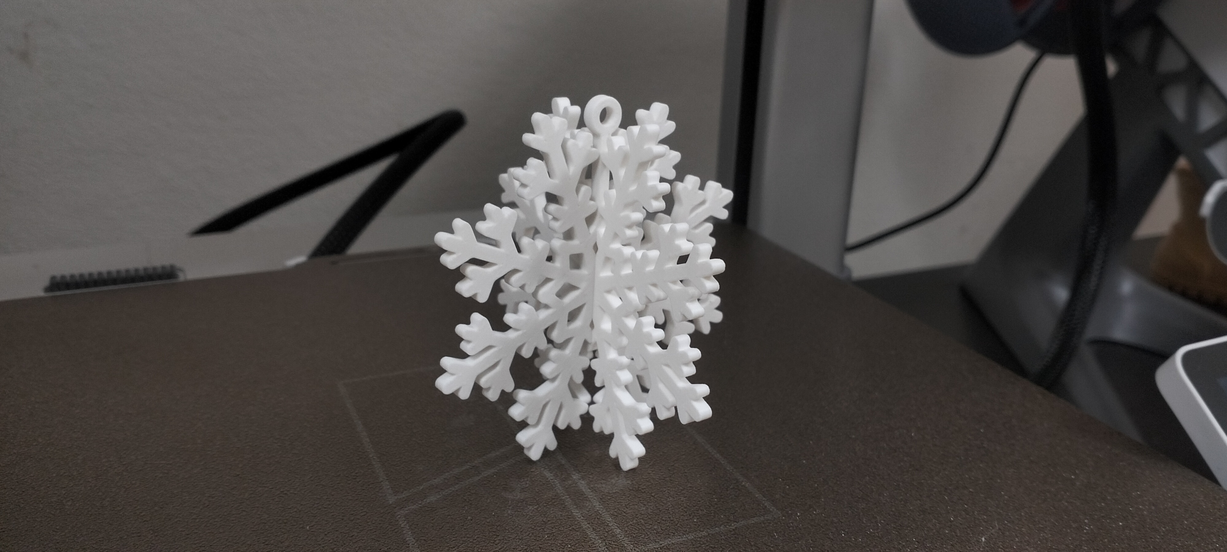 Miniatura 5 do modelo 3D Snowflakes 3D