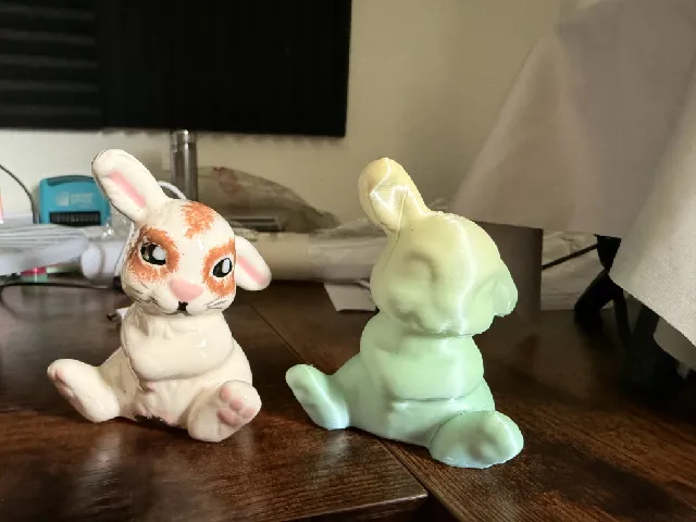 3D Scan Hase – Hochwertiges Printable für 3D-Druck & Deko