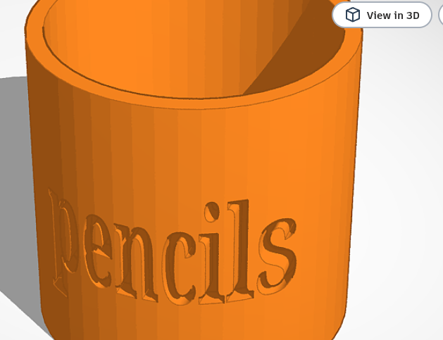 Pencil Cup