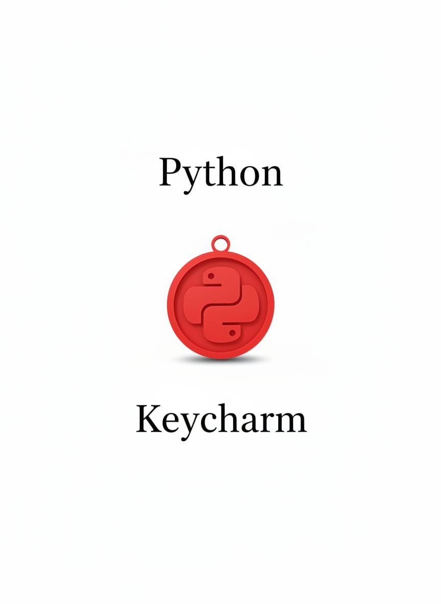Python Logo Keychain – A Must-Have for Programmers & Tech Enthusiasts