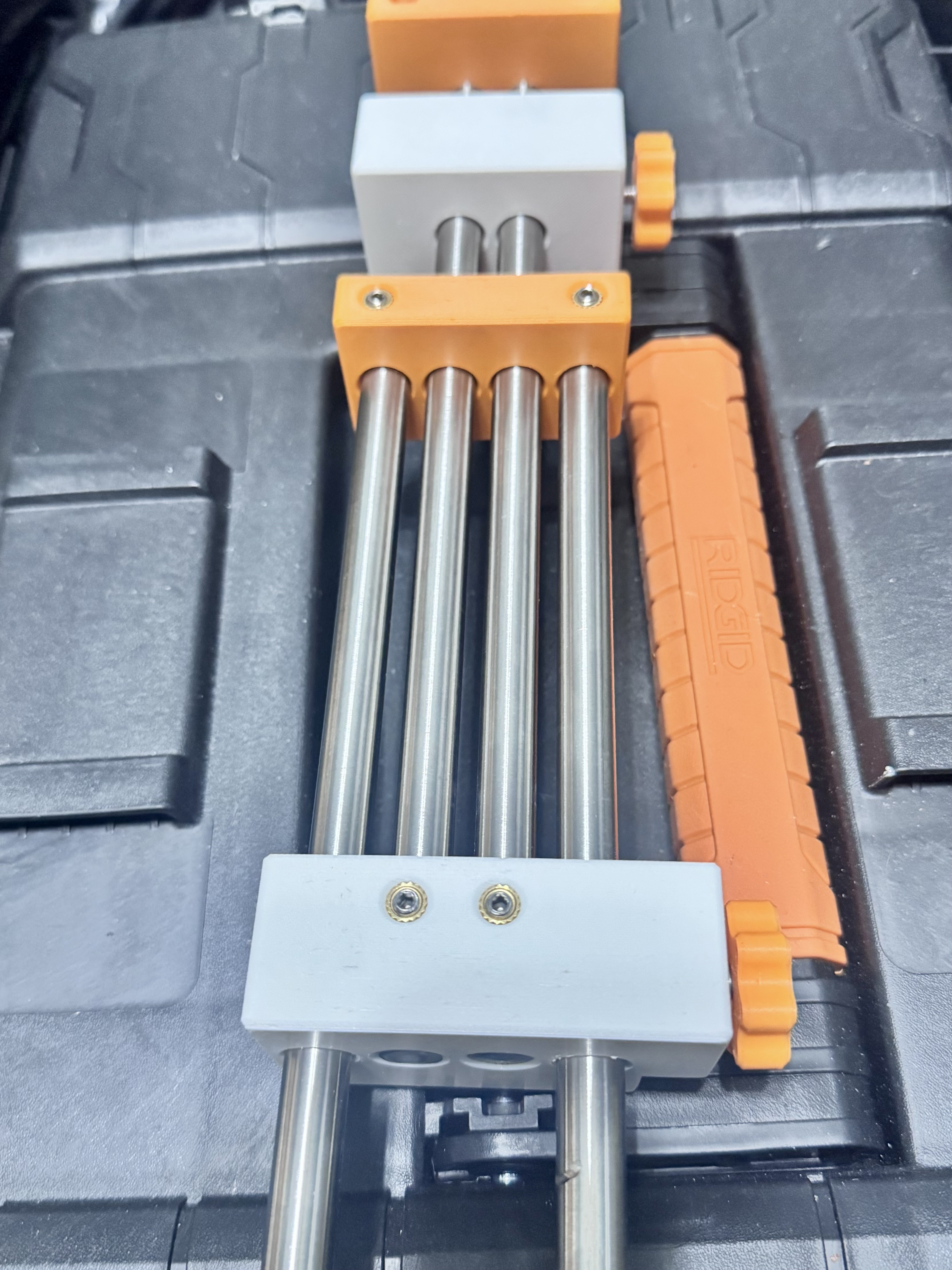 Remix: Set screw relocation - Adjustable Sink Bridge and Whetstone Holder