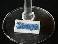 Customizable Wine Charm
