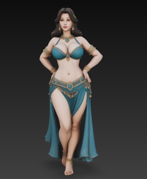 oriental belly dancer — miniatura 3