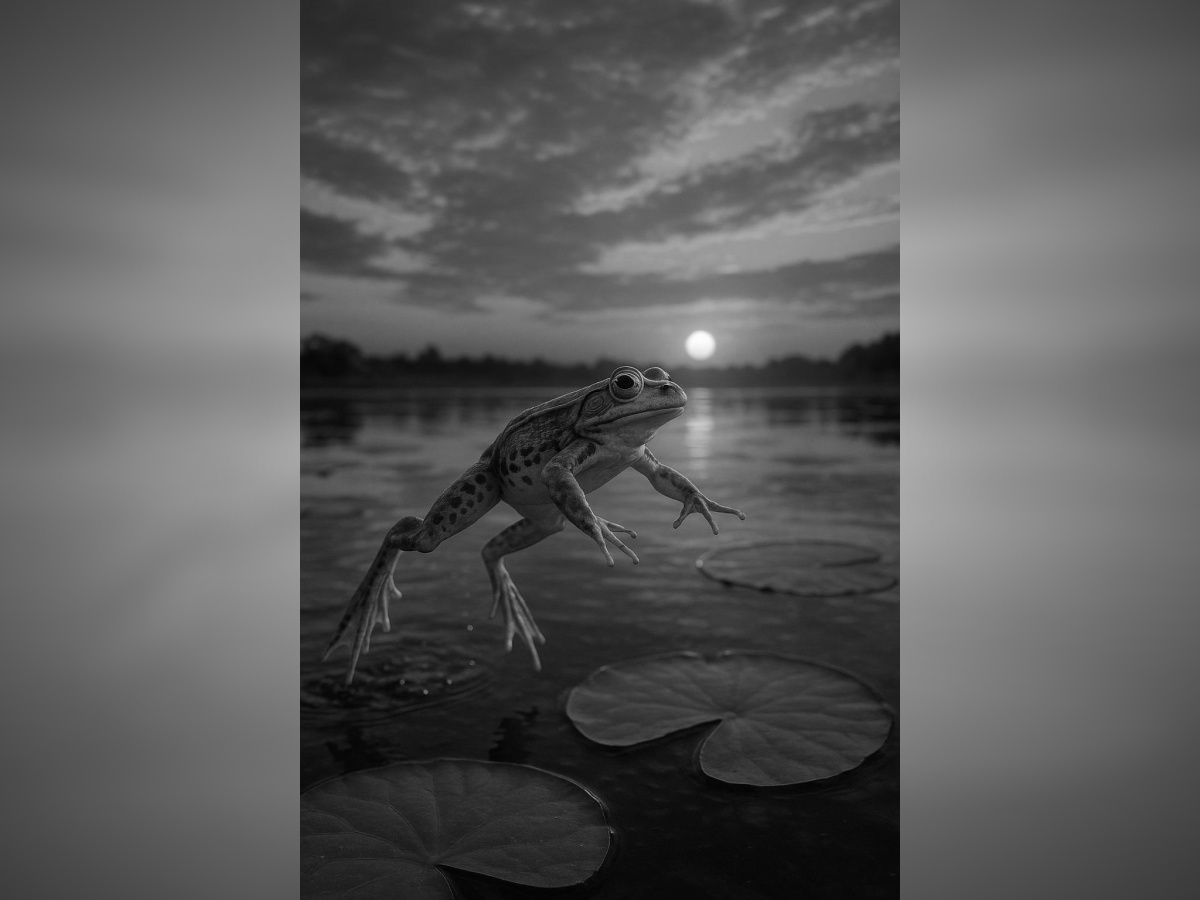 Frog Jump Hueforge