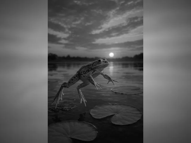 Frog Jump Hueforge