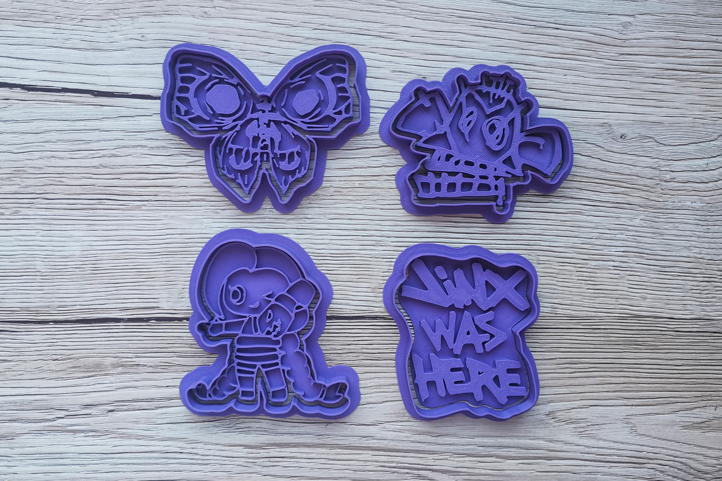 LOL Arcane Jinx Powder Cookie Cutter Pack 4 Piece