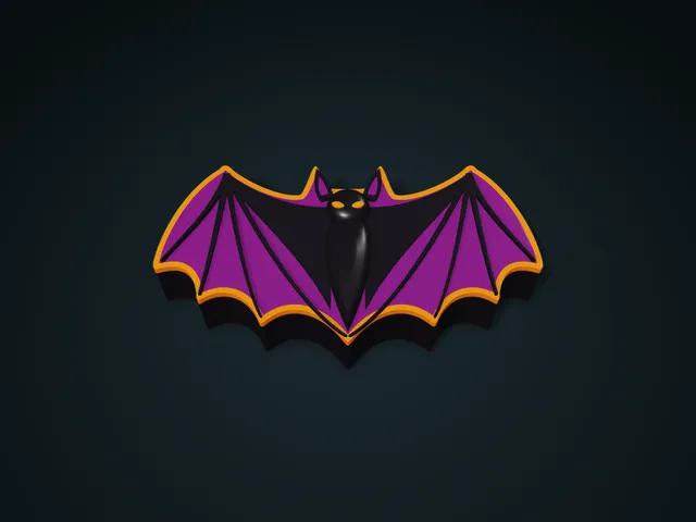 Bat Wing Storage Box with Sculpted Lid | Halloween