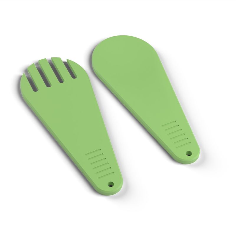 Salad Hands - Pair of Paddle Salad Servers with Tines and Scoop, No ...