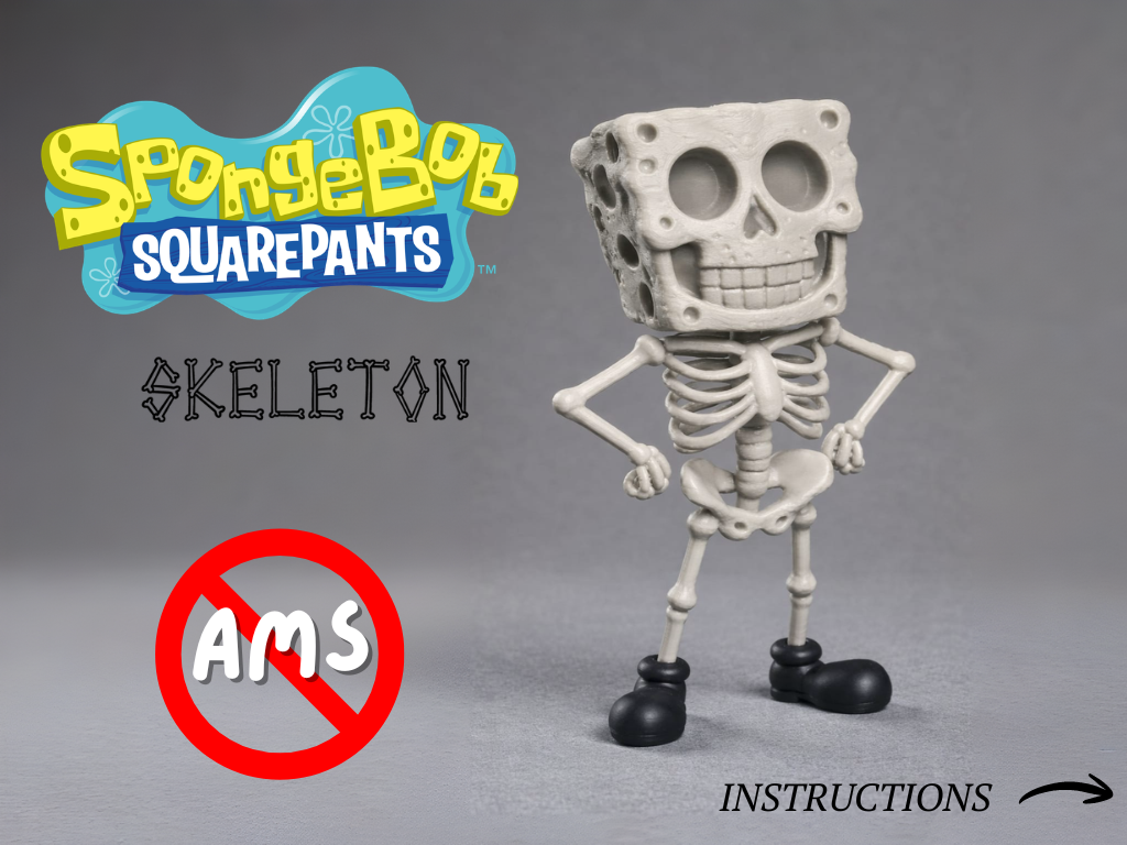Spongebob skeleton | no AMS