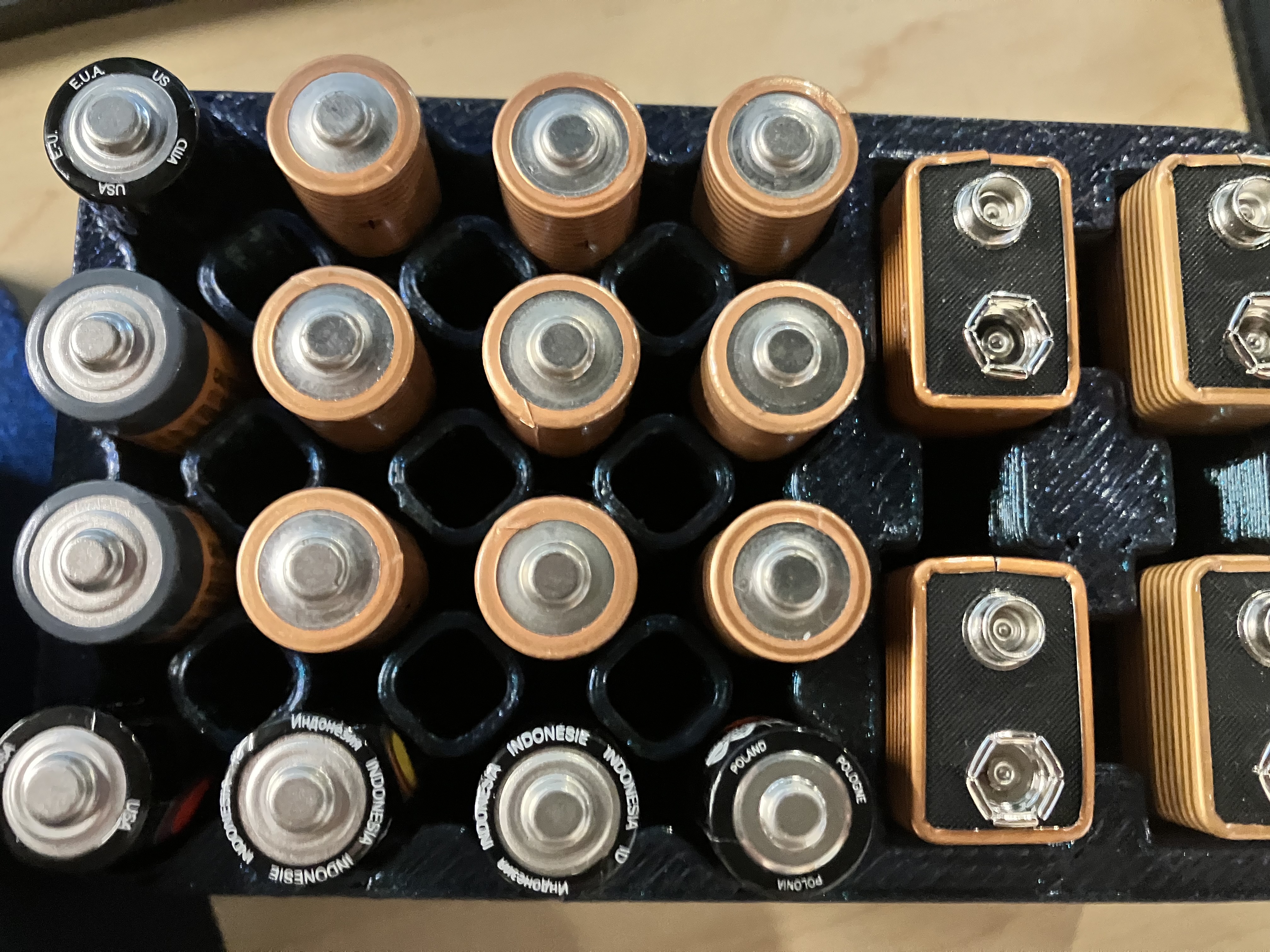 AA and 9V Battery Holder