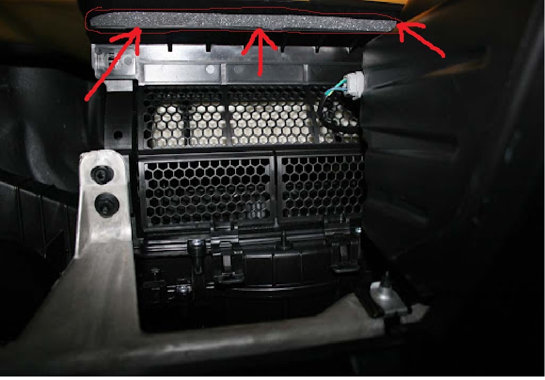 [updated 7/2/2025]  -  2012 Jeep Wrangler JK Interior Cabin Air Plenum spacer