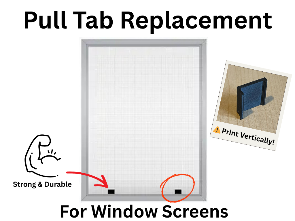 Window Screen Tab Replacement