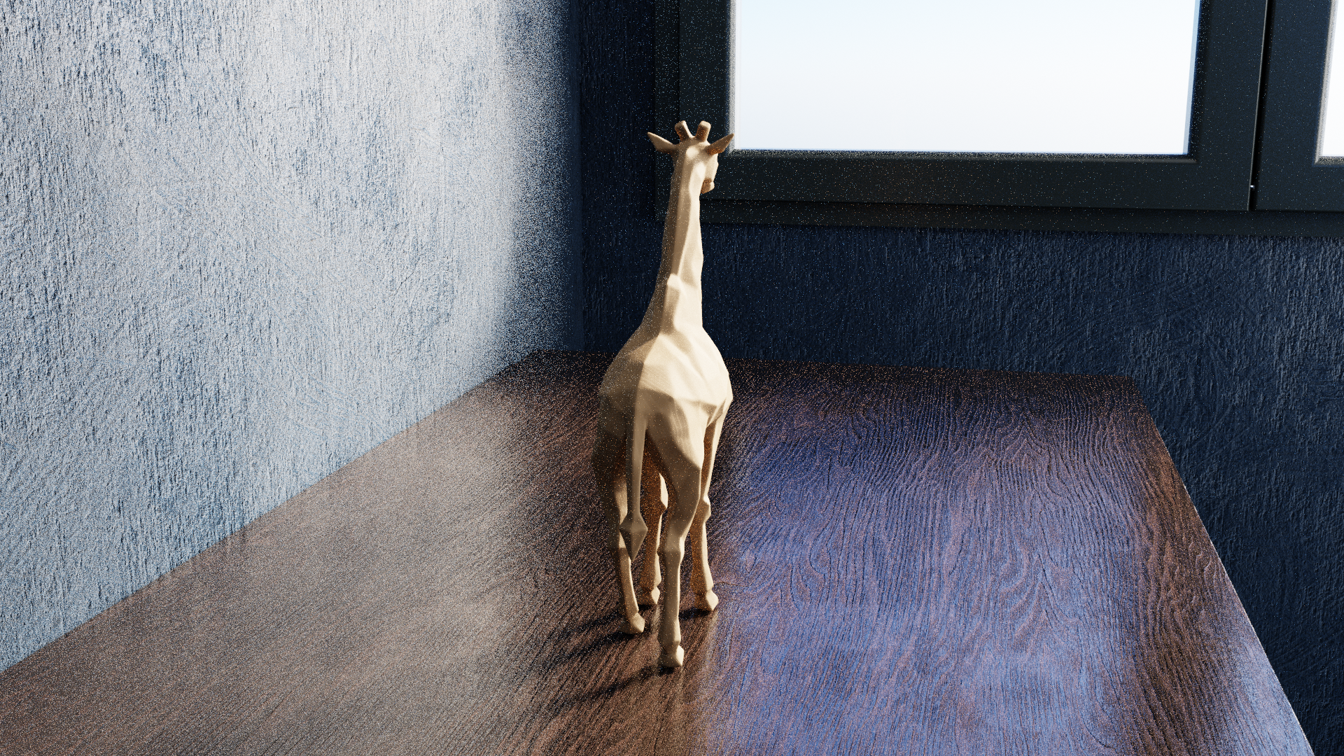 Low Poly Giraffe — miniatura 6